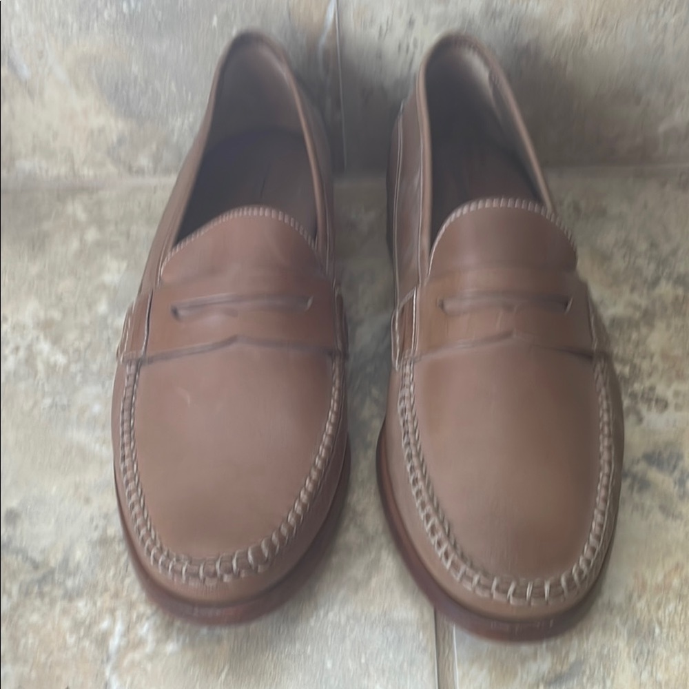 Johnston & Murphy Tan Leather Loafers